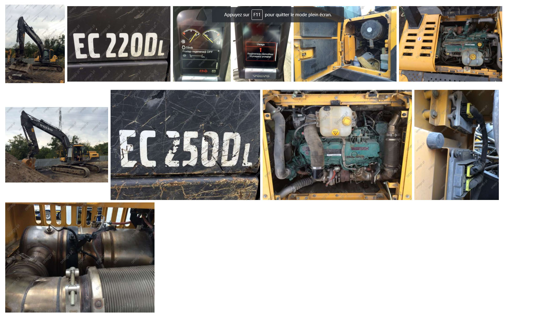 DPF troubleshooting on Volvo EC200D and EC250D Excavators